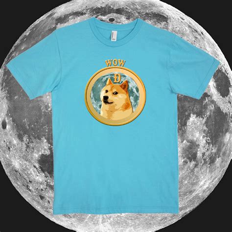 Doge Coin Dogecoin To The Moon Crypto Currency Etsy