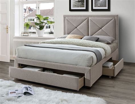 I built this bed for my teenage daughter. Suzanne Mink Velvet Double Bed Frame With 3 Drawers