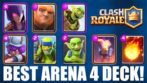In this deck arena 4 we have the new epic card on p.e.k.k.a. CLASH ROYALE | BEST ARENA 4 (Pekka's Playhouse) DECK ...