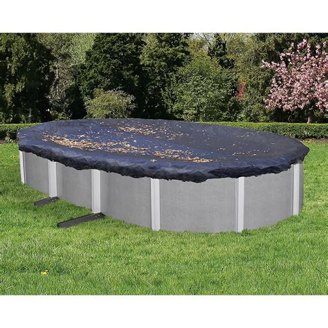 Blue Wave 21 Ft X 41 Ft Oval Leaf Net Above Ground Pool Cover The