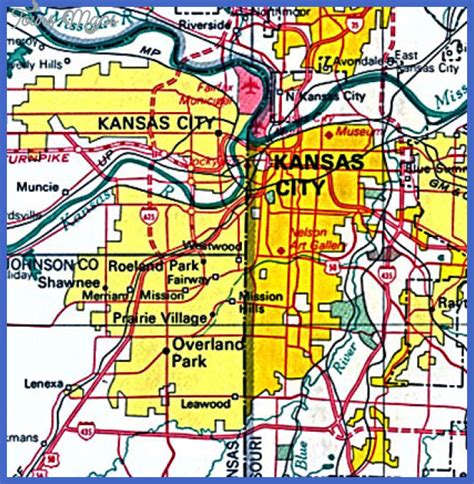 Kansas City Tourist Attractions Map