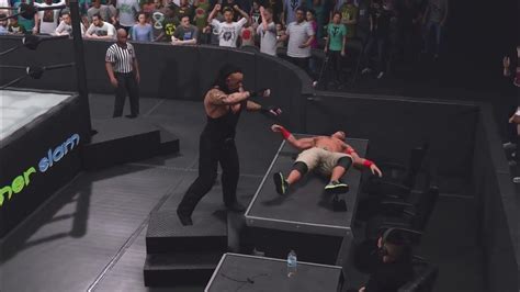 The Undertaker Tombstone Piledrivers John Cena Wwe 2k23 Youtube