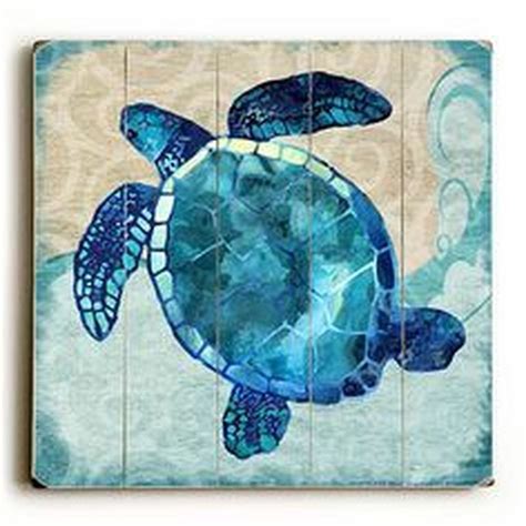 Sea Turtle Wood Art Ideas You Can Consider To Try Turtle Art