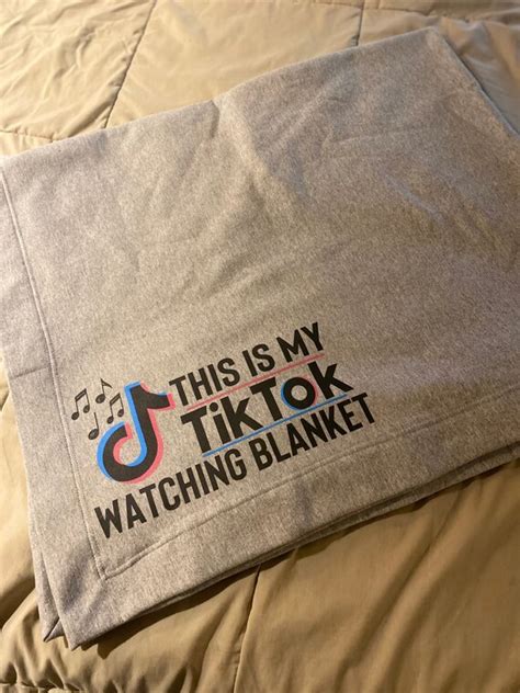 Tik Tok Watching Blankets Etsy