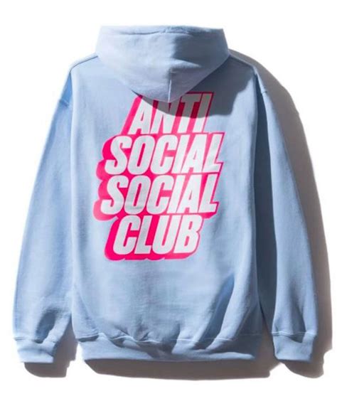 Anti Social Social Club Samsies Assc Blue Hoodie Jackets Expert