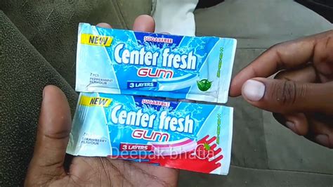 Sugarfree Center Fresh Gum Youtube