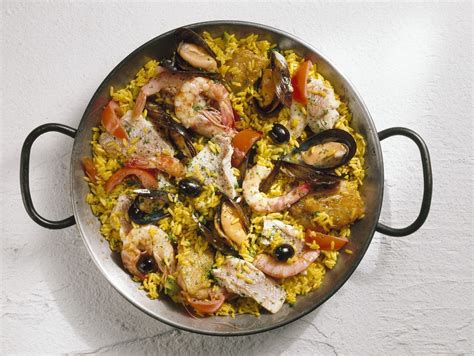 Paella mit Meeresfrüchten Rezept