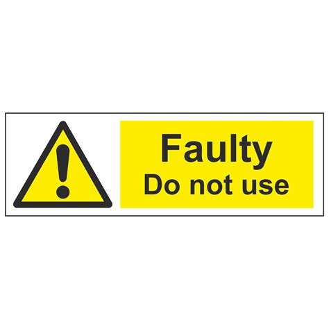 Find the perfect do not use sign stock illustrations from getty images. Faulty Do not use - Linden Signs & Print
