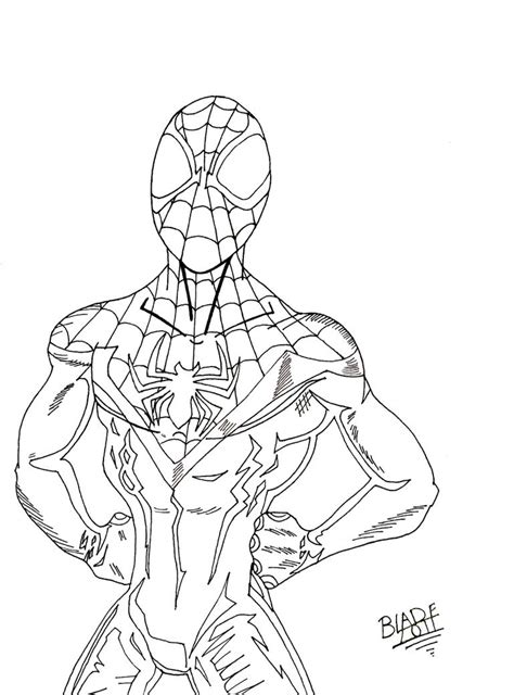 Miles Morales Spider Man Coloring Pages Sketch Coloring Page