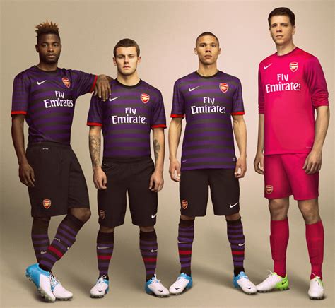 Taking a detailed look at the new arsenal shirt. Purple Reign: Arsenal away kit 2012-2013 | 1000 Goals