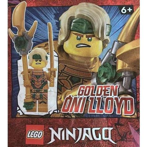 Lego Ninjago Gold Oni Lloyd Ninja Minifigure Paper Foil Pack Set 892297