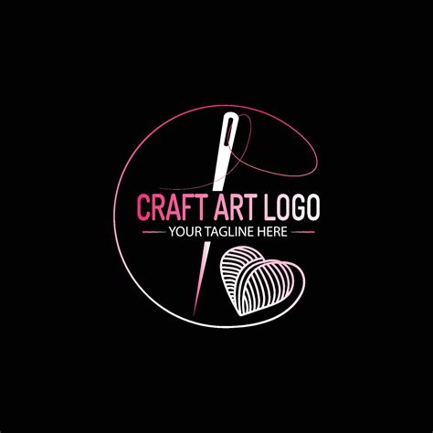 Craft Art Logo Design Template Craft Logo Vector 23682518 Vector Art