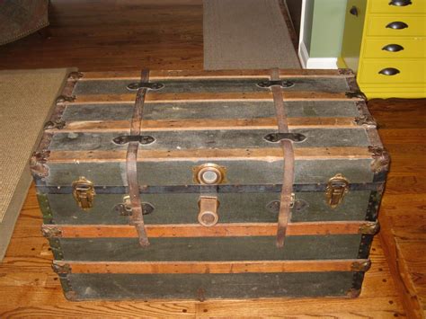 Classically Eclectic Craigslist Find Antique Steamer Trunk