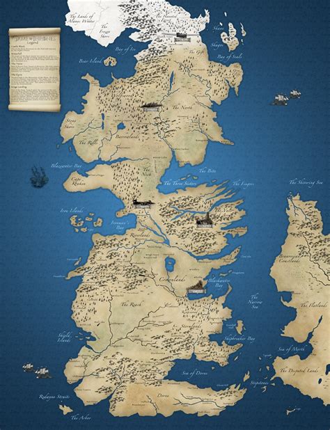 Game Of Thrones Map By Imagerich On Etsy