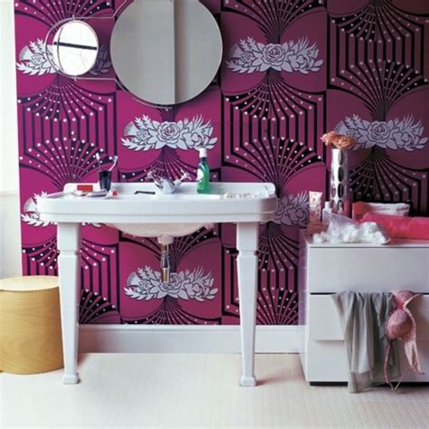 21 Unusual Ideas Wallpaper In The Bathroom Stylish And Refreshing Avso