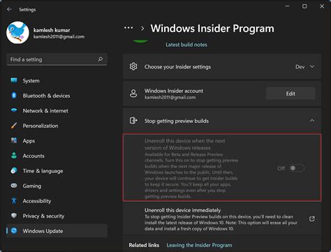 How To Switch From Insider To Stable Builds Of Windows 11 Gear Up