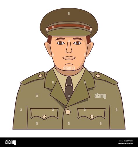 General Militar De Dibujos Animados Imágenes Recortadas De Stock Alamy