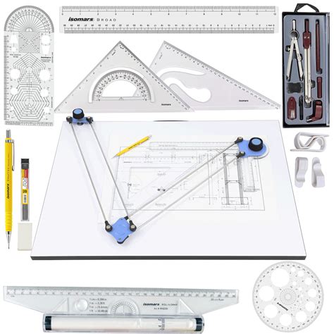 Buy Isomars Technical Drawing And Drafting Kit Board 18x255