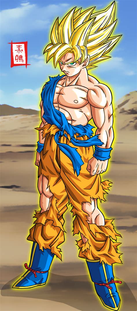Por ejemplo para db new age ahora esta: Goku SSJ Kai by SnaKou on DeviantArt