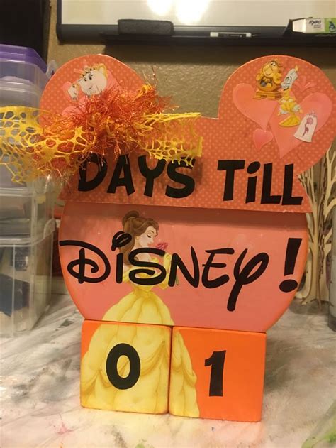 Disney Countdown Im Selling These Handmade Crafts Disney Countdown