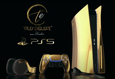 Truly Exquisite Unveils 24k Gold Playstation 5 Console And Dualsense