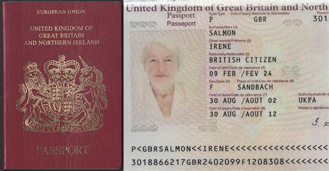 British Passport United Kingdom Of Great Britain And Northern Ireland