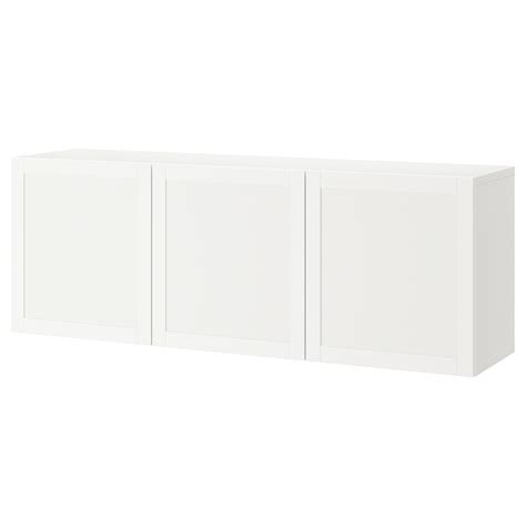 Consider our wall mount racks and wall mount cabinets. BESTÅ Wall-mounted cabinet combination - white/Hanviken ...