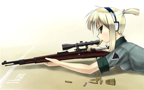 Download Anime Material Sniper Wallpaper 1920x1200