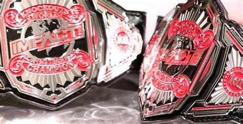 Photo First Look At New Impact Knockouts Tag Team Championships