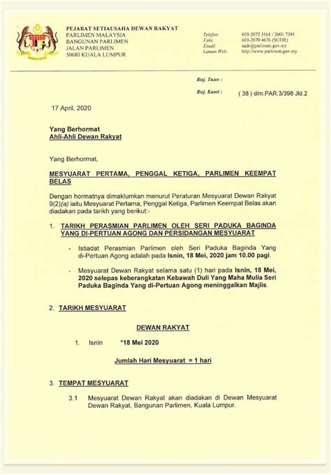 Tugas ydpa yang telah ditetapkan oleh perlembagaan ialah boleh memanggil parlimen untuk bersidang. THE UNSPINNERS KEMBALI: Apakah Kerajaan PN Mampu Bertahan ...
