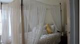 My original idea for a bed canopy consisted of four down rods, bringing the start of the canopy 18 down from the ceiling. DIY: How to make a canopy bed under $40 - YouTube
