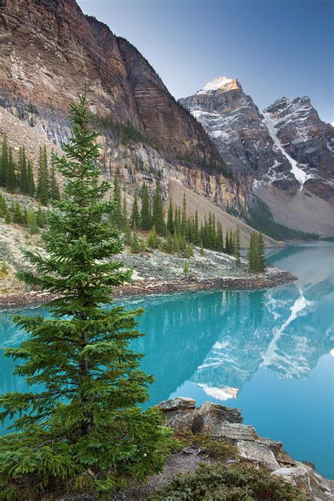 Moraine Lake In The Canadian Rockies By Adam Burton