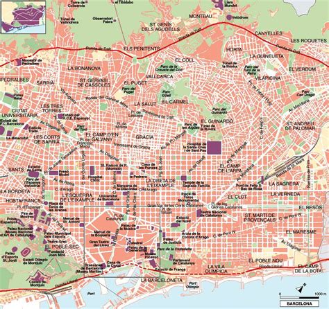 Large Barcelona Maps For Free Download And Print High Resolution And
