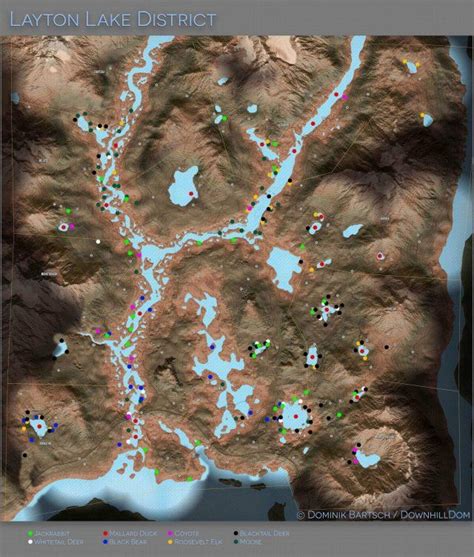 The Hunter Call Of The Wild Animal Location Maps Updated Animals