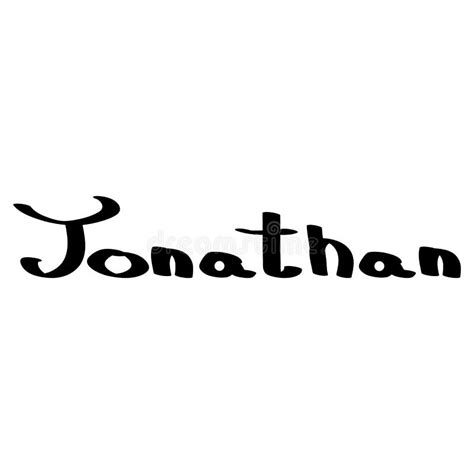 Jonathan Male Name Street Art Design Graffiti Tag Jonathan Vector Art