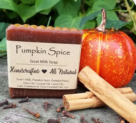 Pumpkin Spice Goat Milk Soap, All Natural Soap, Handmade Soap, Homemade Soap, Handcrafted Soap 
