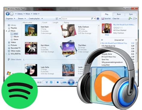 How To Play Spotify Songs On Windows Media Player Noteburner