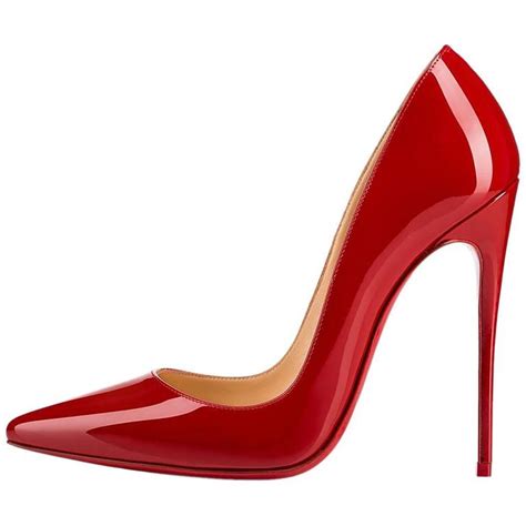 christian louboutin new red patent leather so kate high heels pumps in box at 1stdibs red