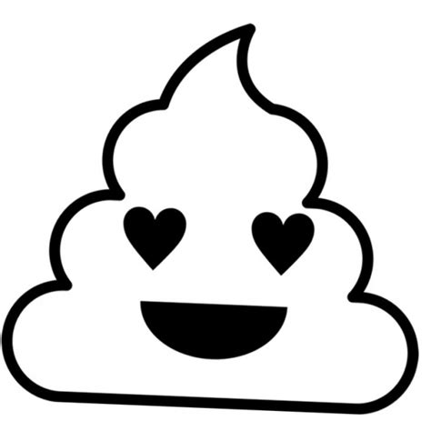 Printable Poop Emoji Cutouts