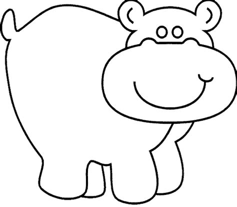 Baby hippo coloring pages cute hippo coloring pages to kids. Cute Hippo Coloring Pages To Kids