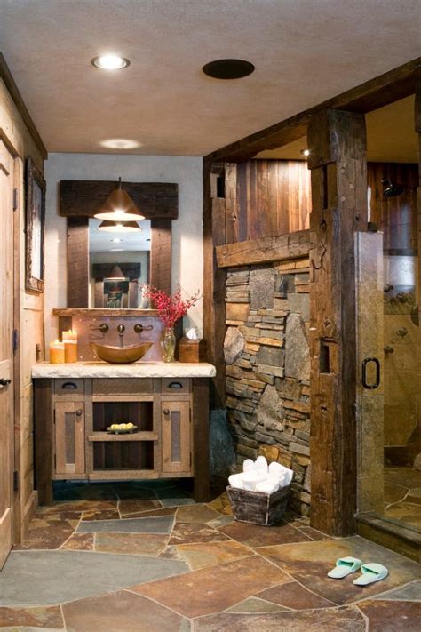 Continue to 2 of 12 below. 16 Homely Rustic Bathroom Ideas To Warm You Up This Winter