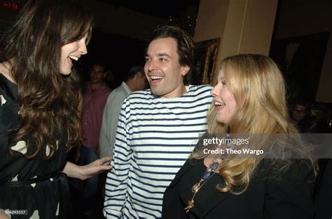 Liv Tyler Jimmy Fallon And Bebe Buell During Bebe Buell Birthday