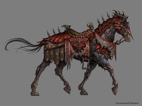Mythical Creatures Art Demon Horse Horse Armor