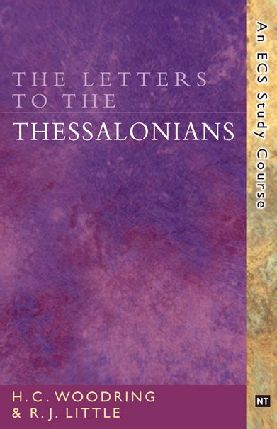 The Letters To The Thessalonians Emmaus Bible Correspondence School
