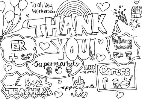 Free Printable Key Worker Thank You Poster Thank You Poster Abc