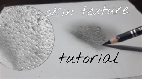 How To Draw Realistic Skin Texture Tutorial Art Sketch