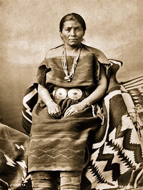 Navajo Woman Juanita Wife Of Chief Manuelito 1874 North American Indians Native American