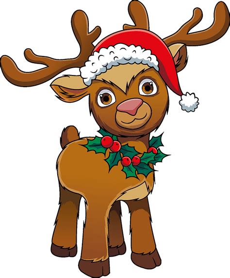 Christmas Reindeer Clipart Free Download Transparent Png Creazilla