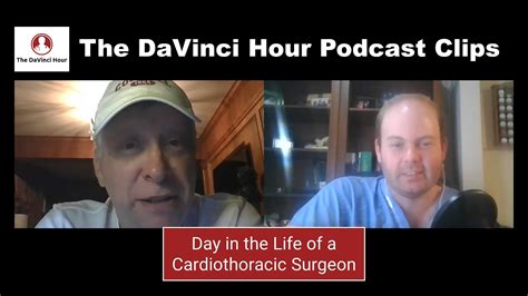Day In The Life Of A Cardiothoracic Surgeon Youtube