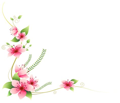 Always keep fresh cut flowers in fresh, clean water. Pink Flowers Decoration PNG Clip-Art Image | Places to ...